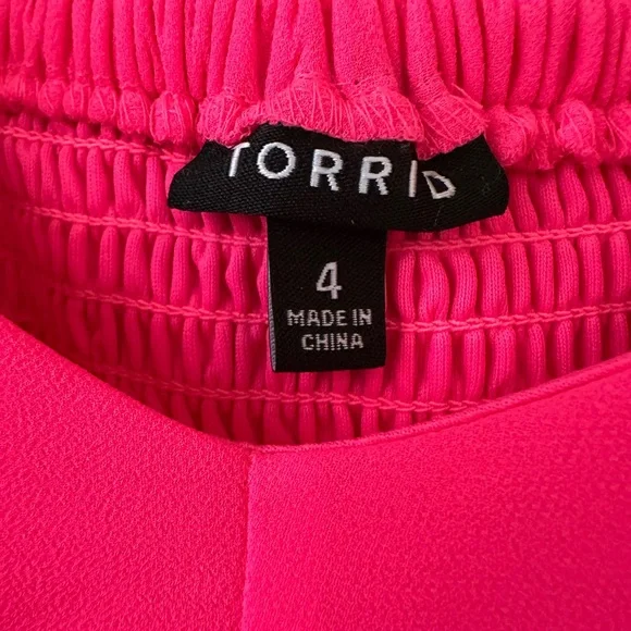 Torrid Mini Chiffon Ruffle Skater Dress Size: 4X - Picture 8 of 8